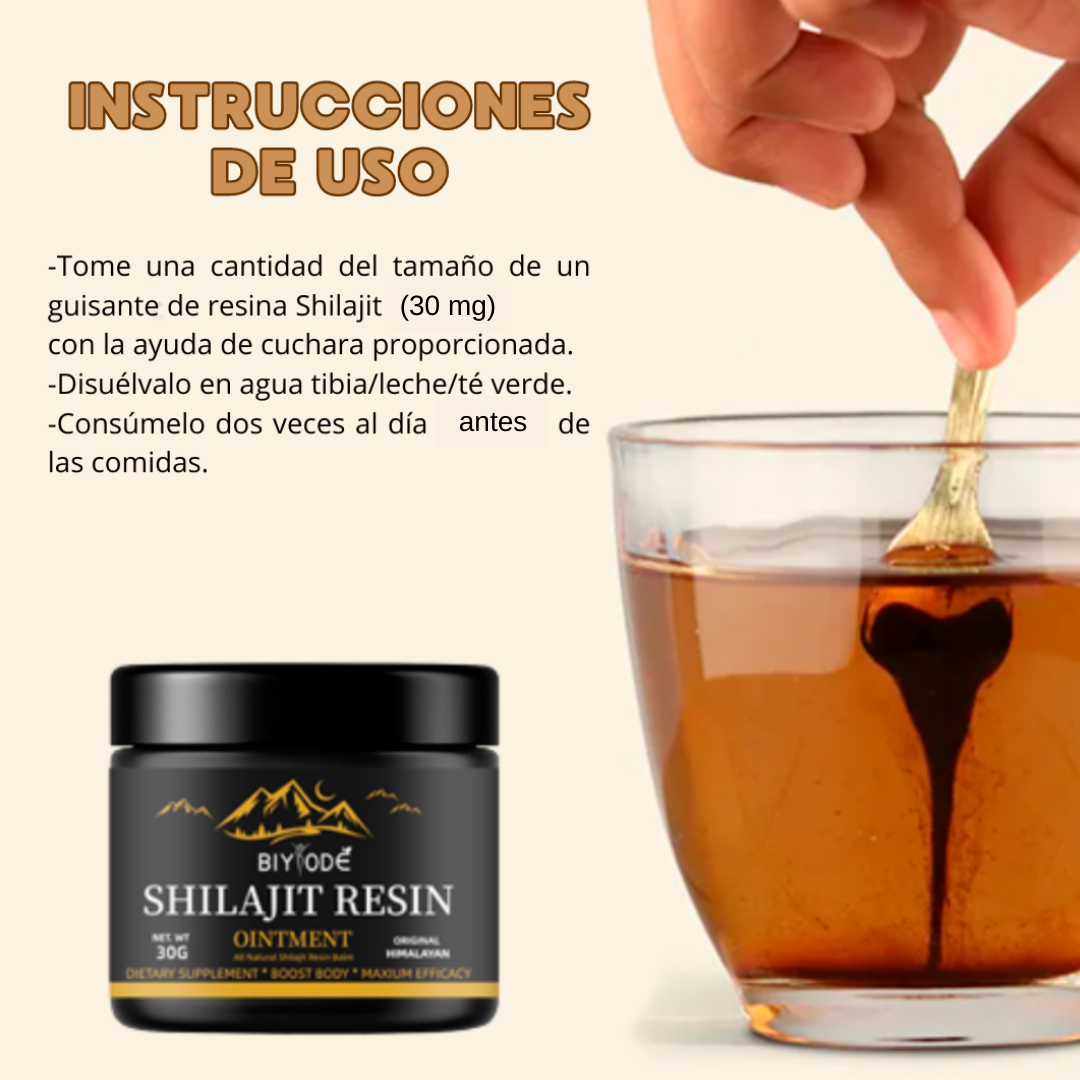 Shilajit 100% Puro Energía Vital del Himalaya - Orbia